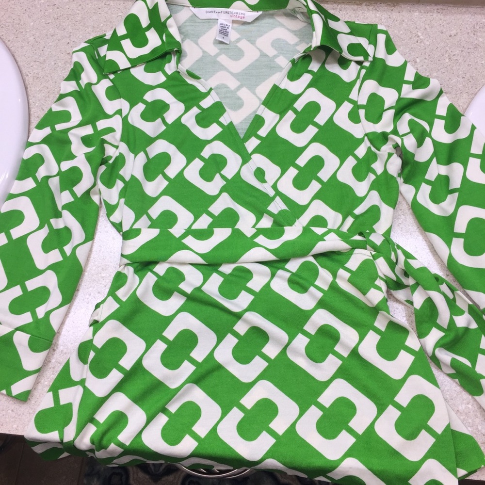 Diane Von Furstenberg wrap blouse